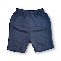 SHORT DE ALGODÓN PARA BEBE NIÑA - AZUL MARINO